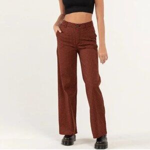 Brixton Checkered Wide Leg Pant 27
